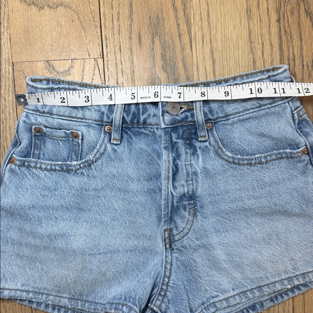 PacSun Women’s High Rise Festival Button Fly Denim Shorts Size 23 - Picture 8 of 15